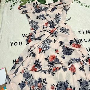 Floral Maxi with Shorts